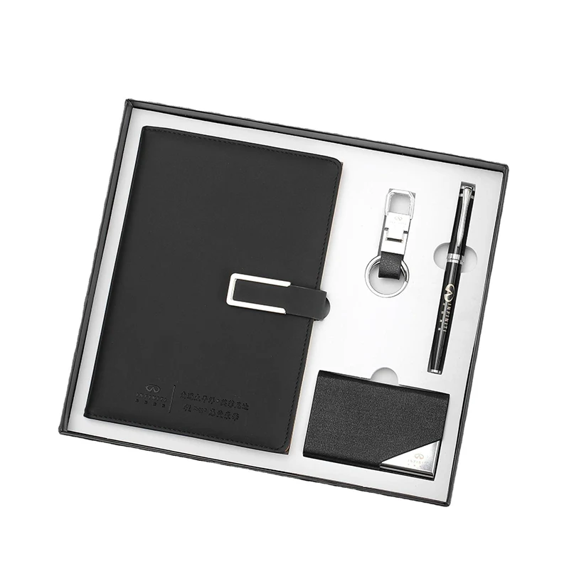Business card holder And Notebook Gift Set