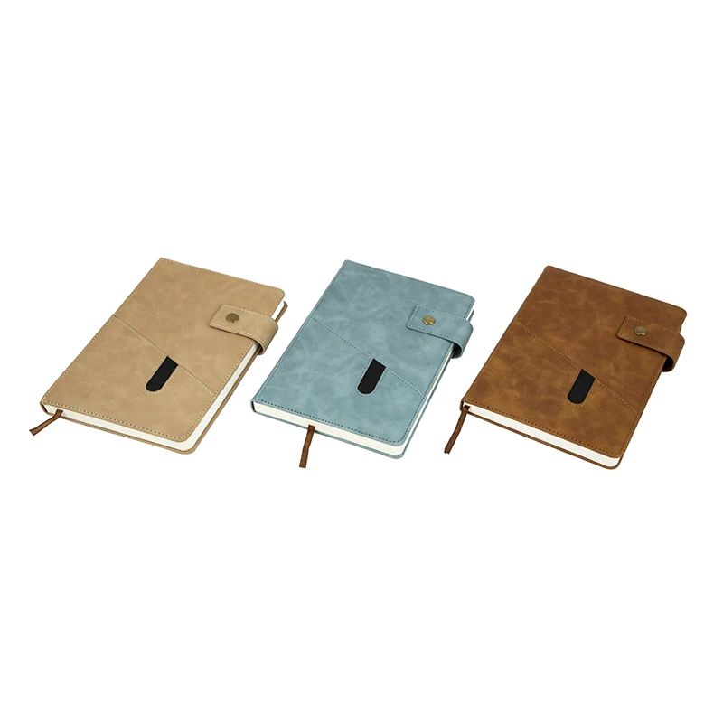 Cuaderno diario con cubierta de cuero