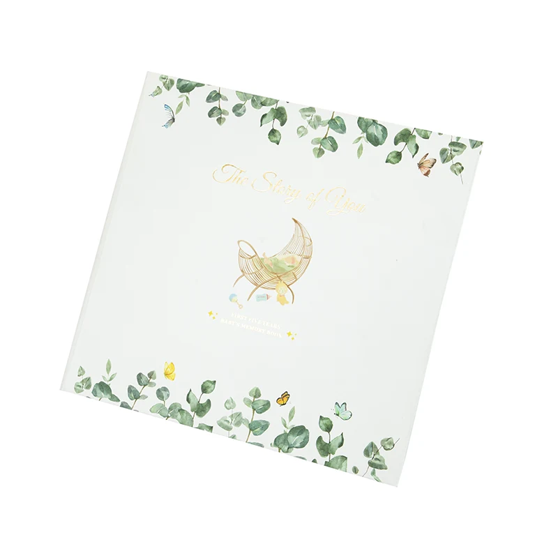 Cuaderno de crecimiento diario de bebé de lujo