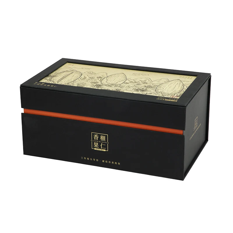 Caja de papel de regalo de lujo