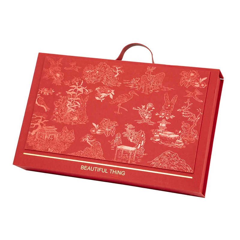 Caja de papel de maleta personalizada